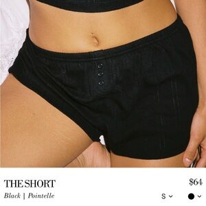 COU COU INTIMATES SHORTS BLACK